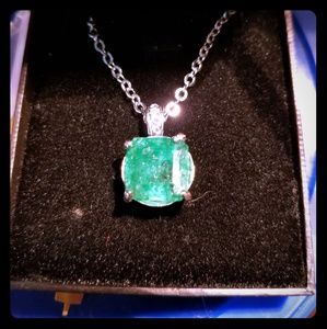 7.2ct Zambian Emerald Pendant